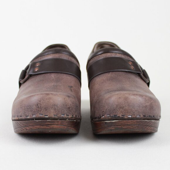 SOFFT Berit Chunky Heel Leather Clogs - Picture 8 of 16